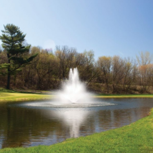 Pond Fountains Floating in the Right Position Can Improve Both the Display and Water Circulation